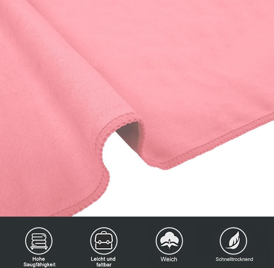 My home Handdoeken Xavi 4 delen ideaal als sporthanddoek reishanddoek strandlaken (4 stuks) - Foto 5