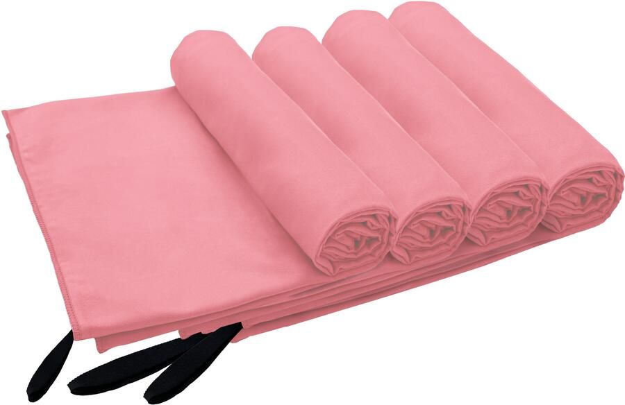 My home Handdoeken Xavi 4 delen ideaal als sporthanddoek reishanddoek strandlaken (4 stuks) - Foto 11