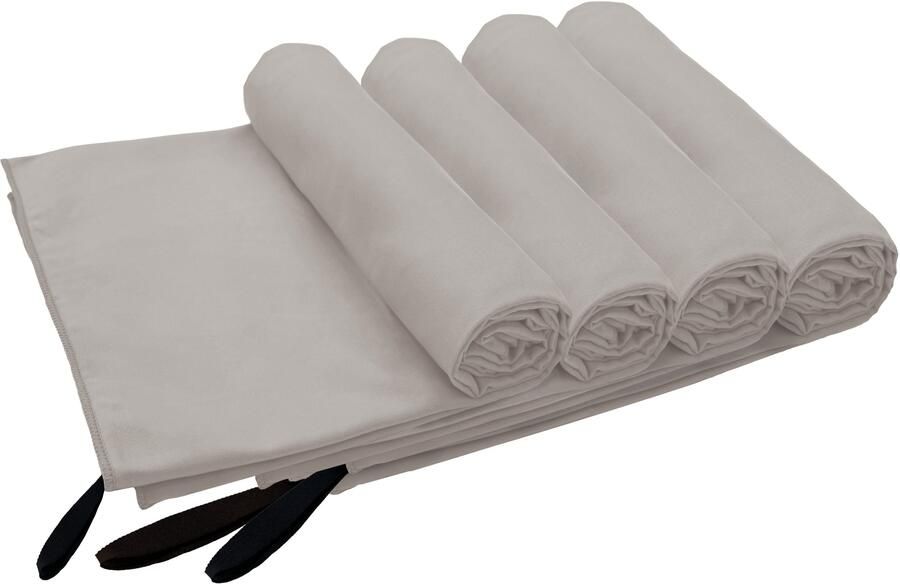 My home Handdoeken Xavi 4 delen ideaal als sporthanddoek reishanddoek strandlaken (4 stuks) - Foto 11