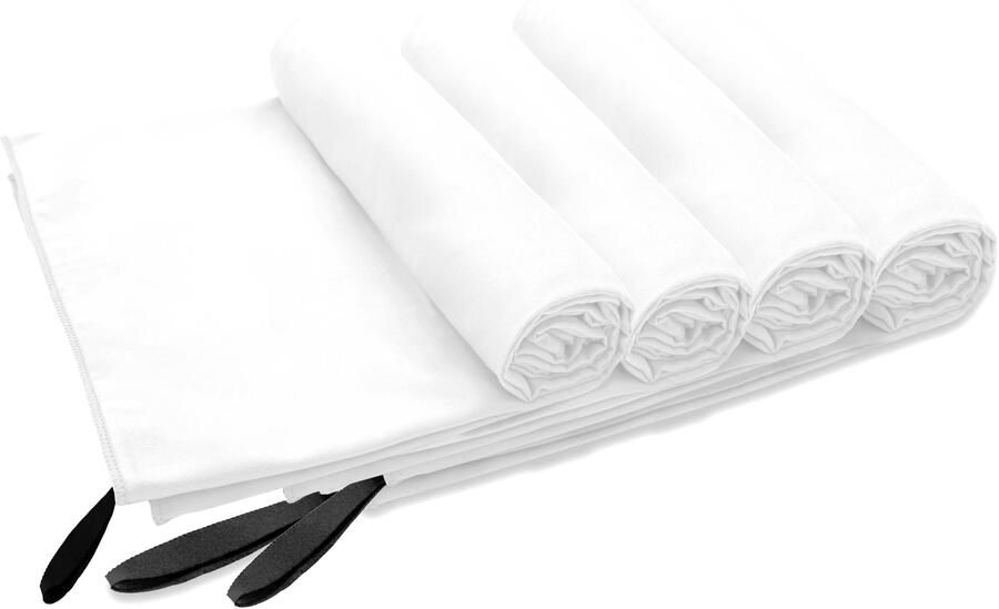 My home Handdoeken Xavi 4 delen ideaal als sporthanddoek reishanddoek strandlaken (set 4 stuks) - Foto 12