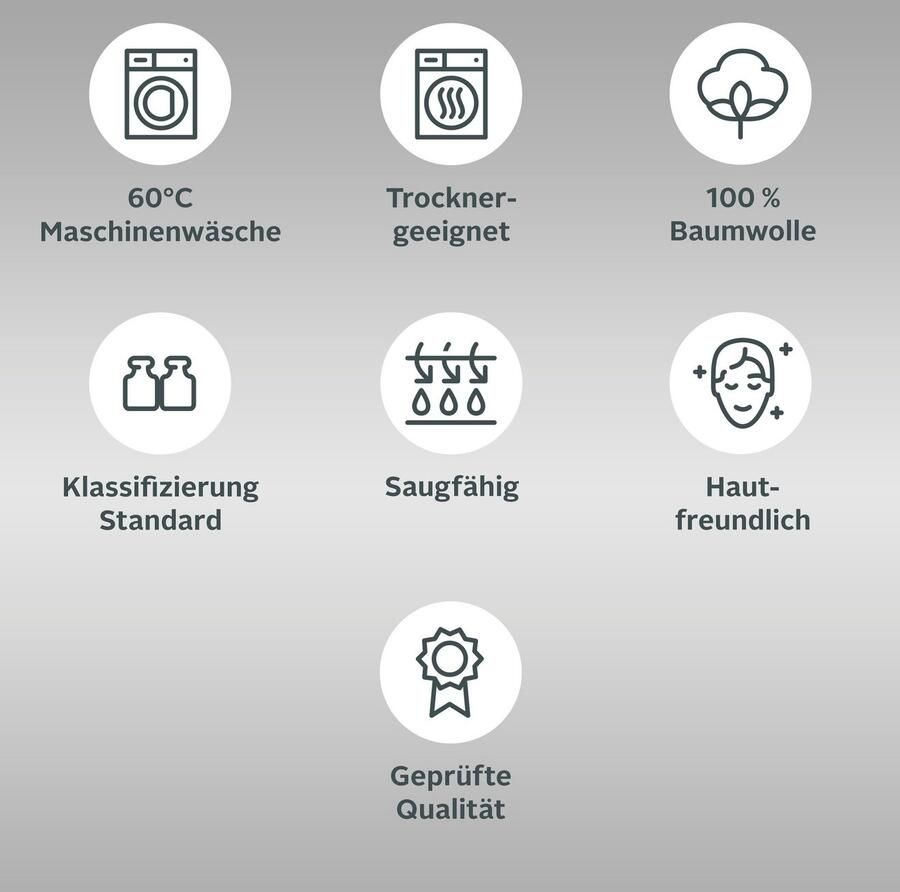 My home Douchelakens Juna als set en serie verkrijgbaar 4 douchehanddoeken 70x140 cm (4 stuks) - Foto 2