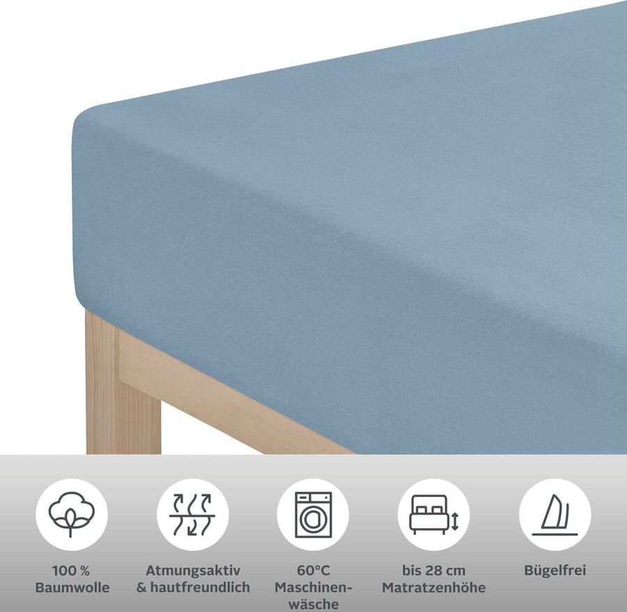 My home Hoeslaken Blackberry Katoen matrassen tot 28 cm hoogte laken hoeslaken laken - Foto 3