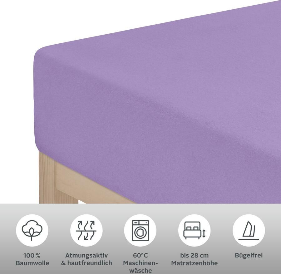 My home Hoeslaken Blackberry Katoen matrassen tot 28 cm hoogte laken hoeslaken laken - Foto 3