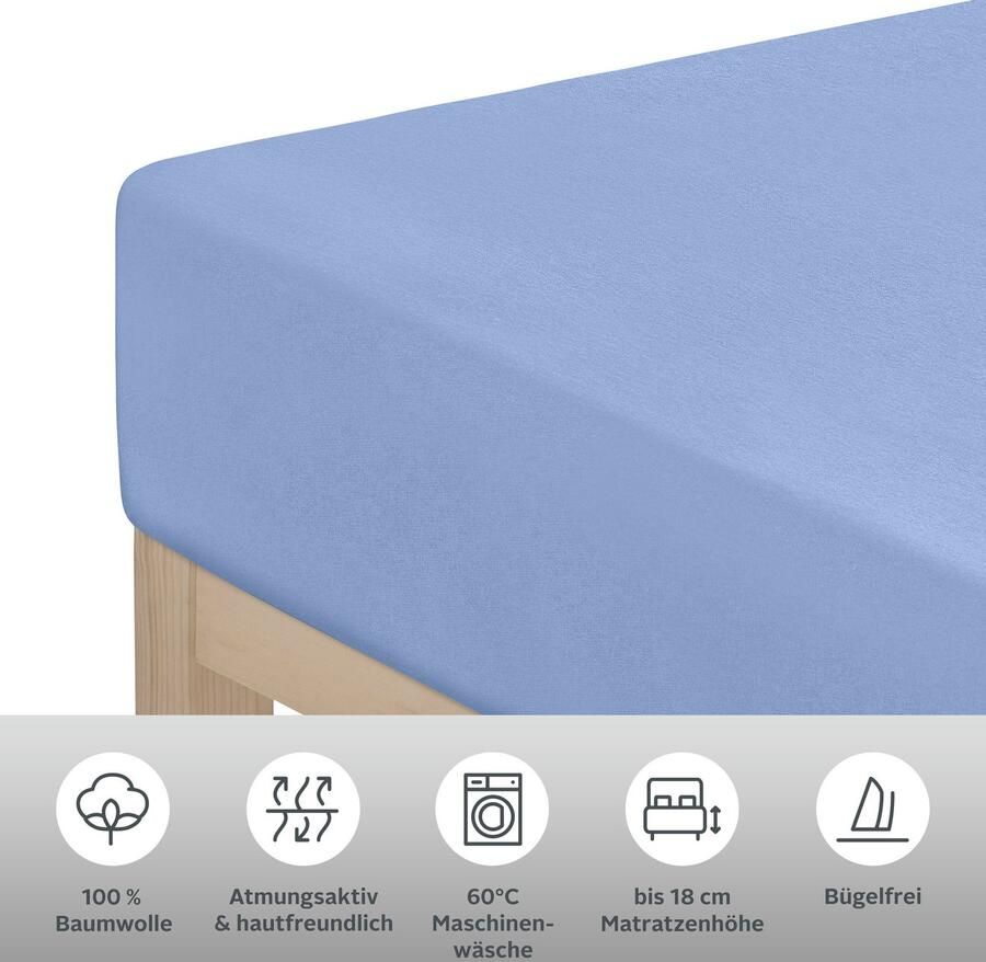 My home Hoeslaken Blackberry Katoen matrassen tot 28 cm hoogte laken hoeslaken laken - Foto 3