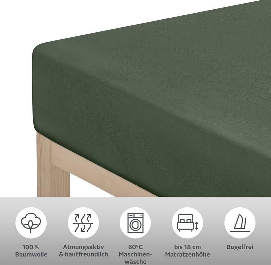 My home Hoeslaken Physalis Katoen matrassen tot 18 cm hoogte laken hoeslaken laken - Foto 3