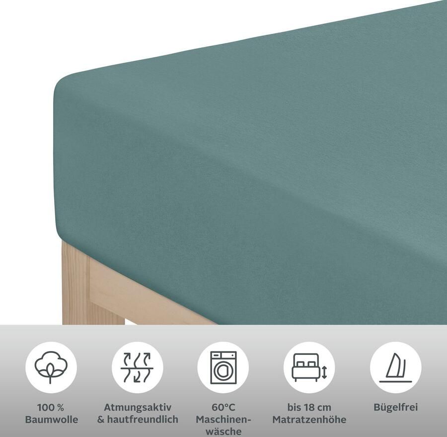 My home Hoeslaken Blackberry Katoen matrassen tot 28 cm hoogte laken hoeslaken laken - Foto 3