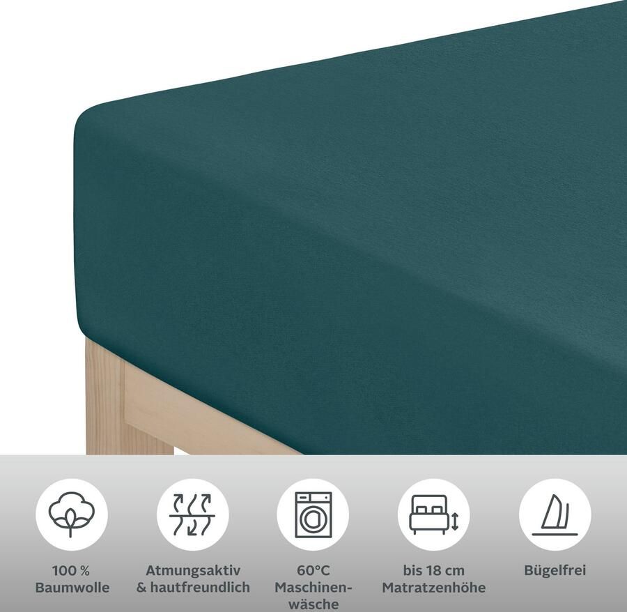 My home Hoeslaken Blackberry Katoen matrassen tot 28 cm hoogte laken hoeslaken laken - Foto 3