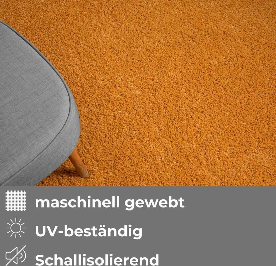 My home Hoogpolig vloerkleed Banji Uni-kleuren zacht en fluffy ook als loper en in rond verkrijgbaar - Foto 5