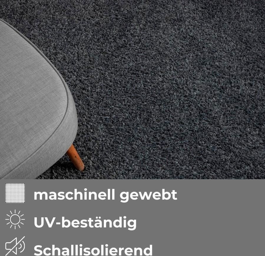 My home Hoogpolig vloerkleed Banji Uni-kleuren zacht en fluffy ook als loper en in rond verkrijgbaar - Foto 7