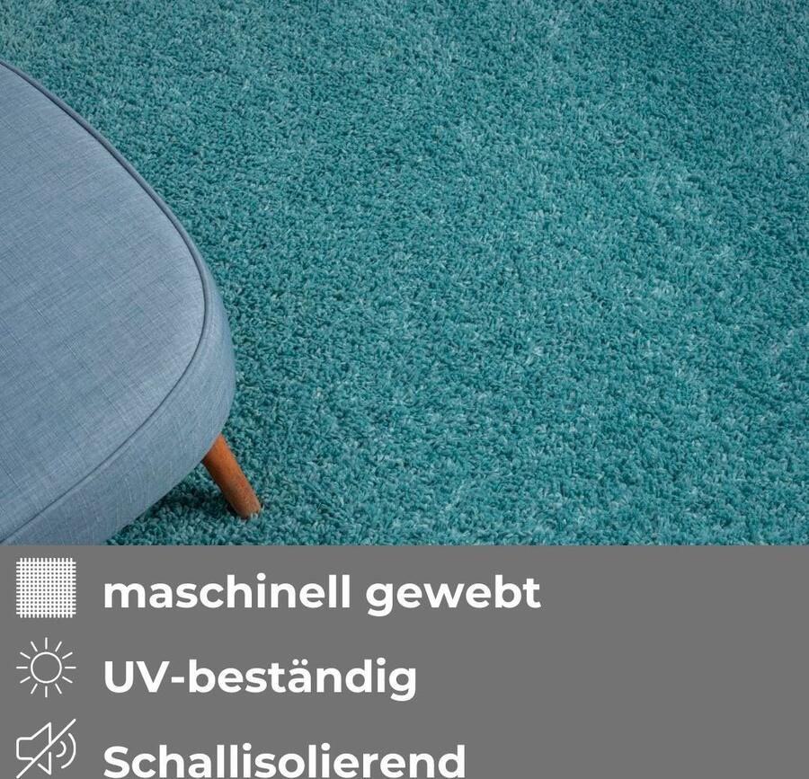 My home Hoogpolig vloerkleed Banji Uni-kleuren zacht en fluffy ook als loper en in rond verkrijgbaar - Foto 5