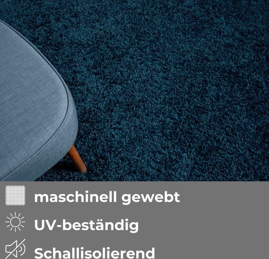 My home Hoogpolig vloerkleed Banji Uni-kleuren zacht en fluffy ook als loper en in rond verkrijgbaar - Foto 6