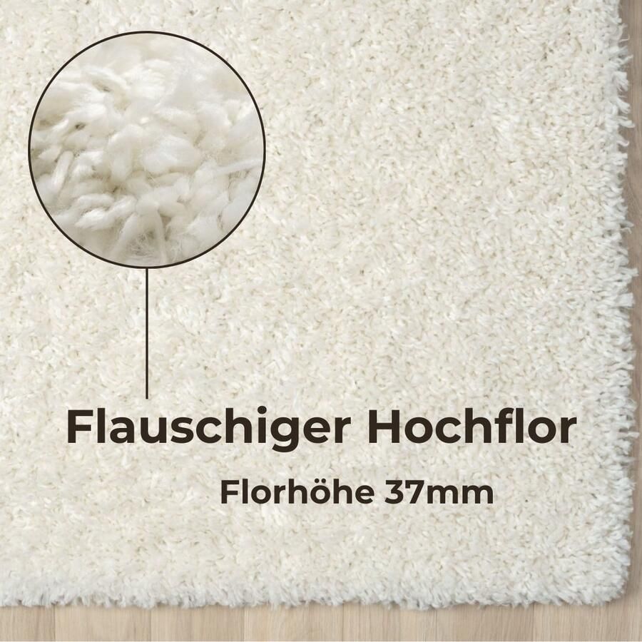 My home Hoogpolig vloerkleed Valeria schapenvacht tapijt knuffelig Imitatiebont vachtmodel zachte vloerkleden slaapkamer woonkamer - Foto 12