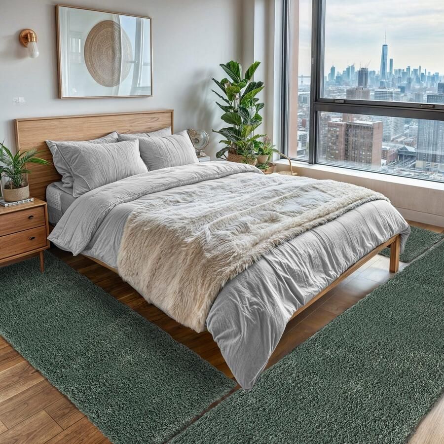 My home Hoogpolig vloerkleed Valeria schapenvacht tapijt knuffelig Imitatiebont vachtmodel zachte vloerkleden slaapkamer woonkamer - Foto 3