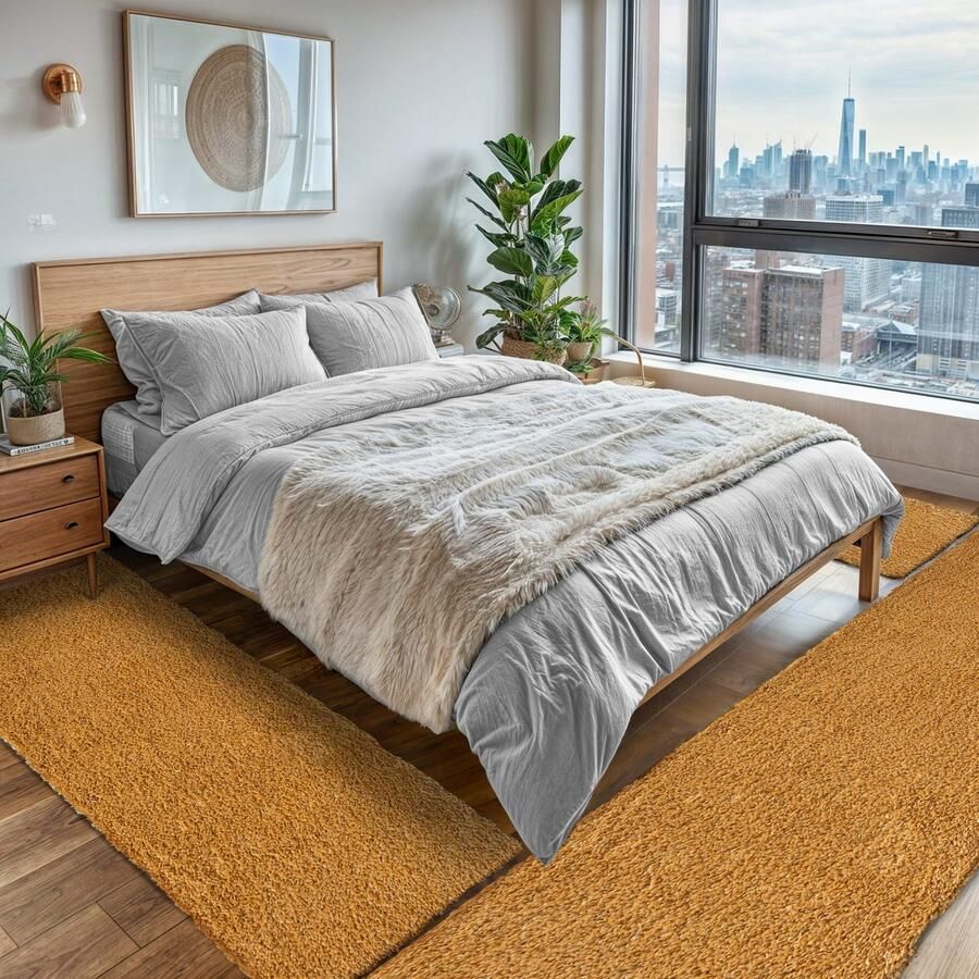 My home Hoogpolig vloerkleed Valeria schapenvacht tapijt knuffelig Imitatiebont vachtmodel zachte vloerkleden slaapkamer woonkamer - Foto 4