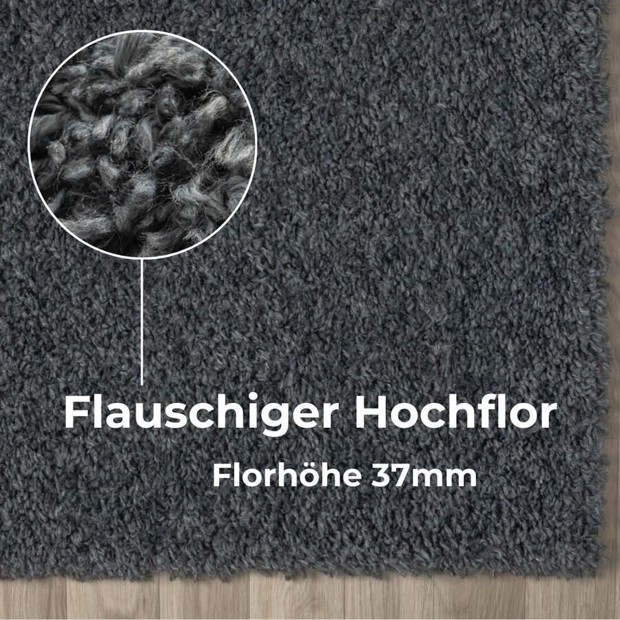 My home Hoogpolig vloerkleed Valeria schapenvacht tapijt knuffelig Imitatiebont vachtmodel zachte vloerkleden slaapkamer woonkamer - Foto 9