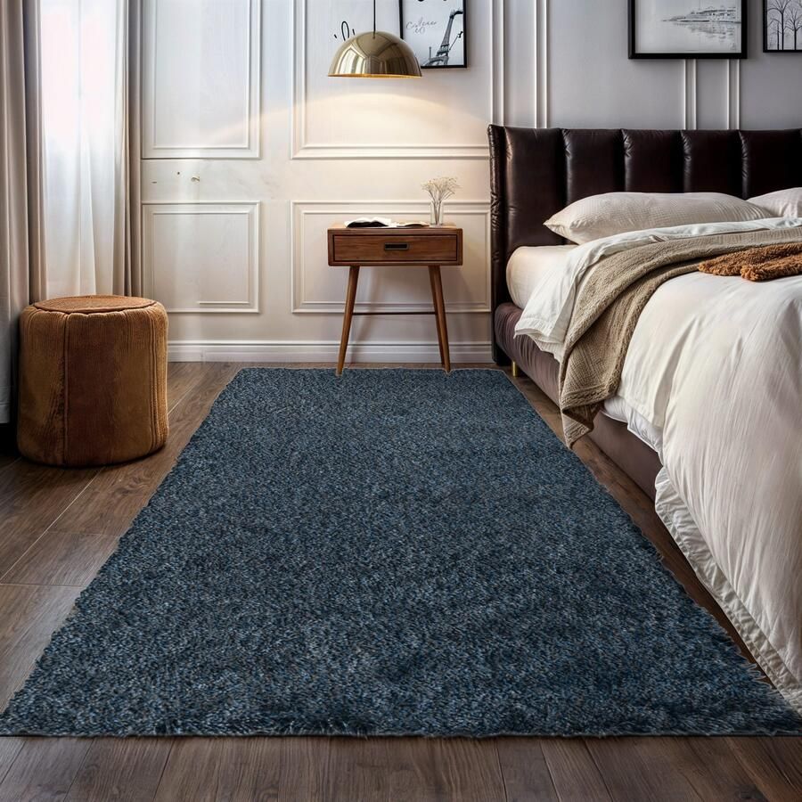 My home Hoogpolig vloerkleed Banji Uni-kleuren zacht en fluffy ook als loper en in rond verkrijgbaar - Foto 3