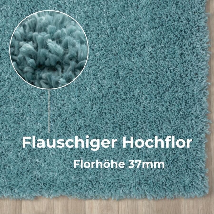 My home Hoogpolig vloerkleed Valeria schapenvacht tapijt knuffelig Imitatiebont vachtmodel zachte vloerkleden slaapkamer woonkamer - Foto 8