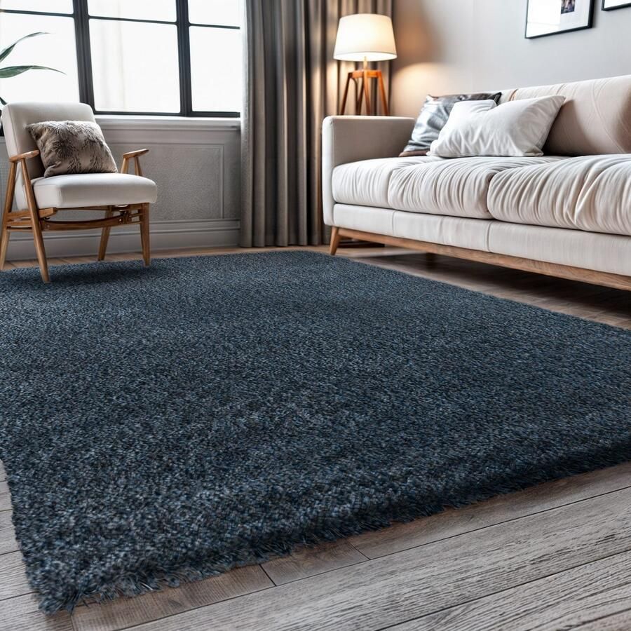 My home Hoogpolig vloerkleed Banji Uni-kleuren zacht en fluffy ook als loper en in rond verkrijgbaar - Foto 4