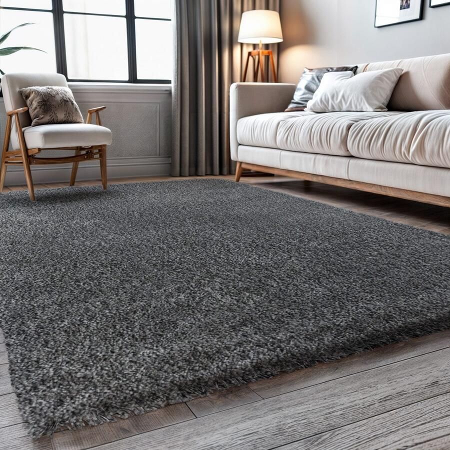 My home Hoogpolig vloerkleed Banji Uni-kleuren zacht en fluffy ook als loper en in rond verkrijgbaar - Foto 4