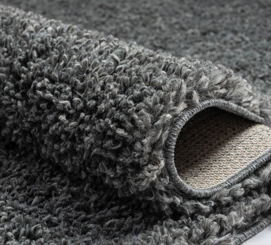 My home Hoogpolig vloerkleed Banji Uni-kleuren zacht en fluffy ook als loper en in rond verkrijgbaar - Foto 9