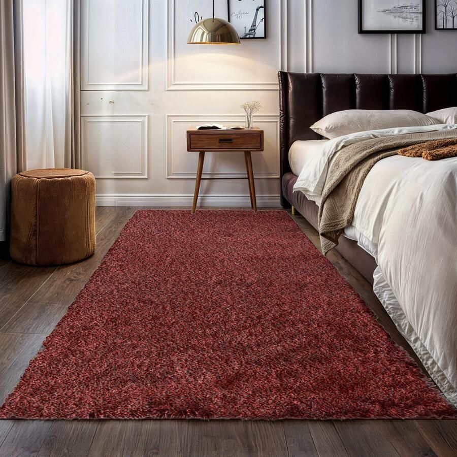 My home Hoogpolig vloerkleed Banji Uni-kleuren zacht en fluffy ook als loper en in rond verkrijgbaar - Foto 2