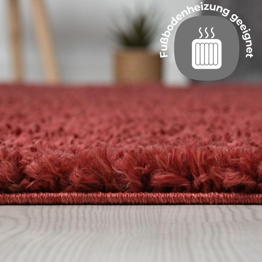 My home Hoogpolig vloerkleed Banji Uni-kleuren zacht en fluffy ook als loper en in rond verkrijgbaar - Foto 4