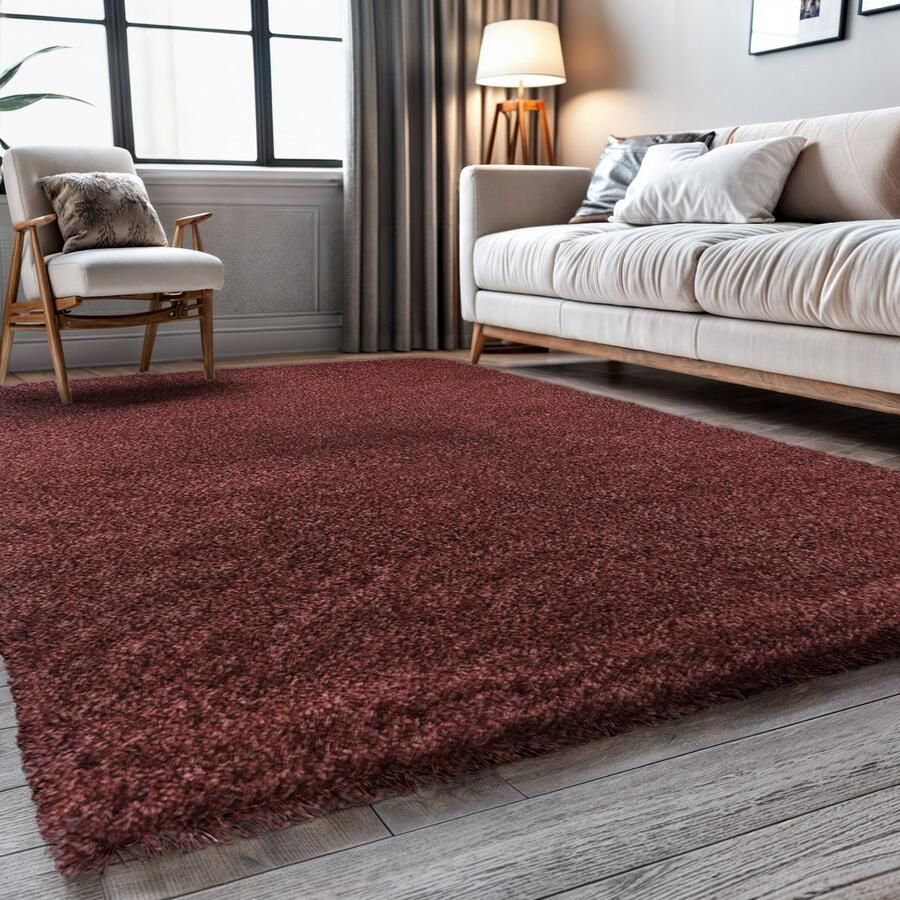 My home Hoogpolig vloerkleed Banji Uni-kleuren zacht en fluffy ook als loper en in rond verkrijgbaar - Foto 5