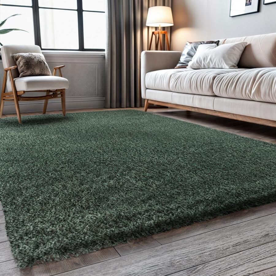 My home Hoogpolig vloerkleed Banji Uni-kleuren zacht en fluffy ook als loper en in rond verkrijgbaar - Foto 5