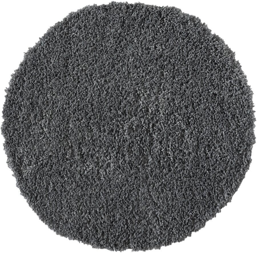 My home Hoogpolig vloerkleed Banji Uni-kleuren zacht en fluffy ook als rechthoekig verkrijgbaar - Foto 5