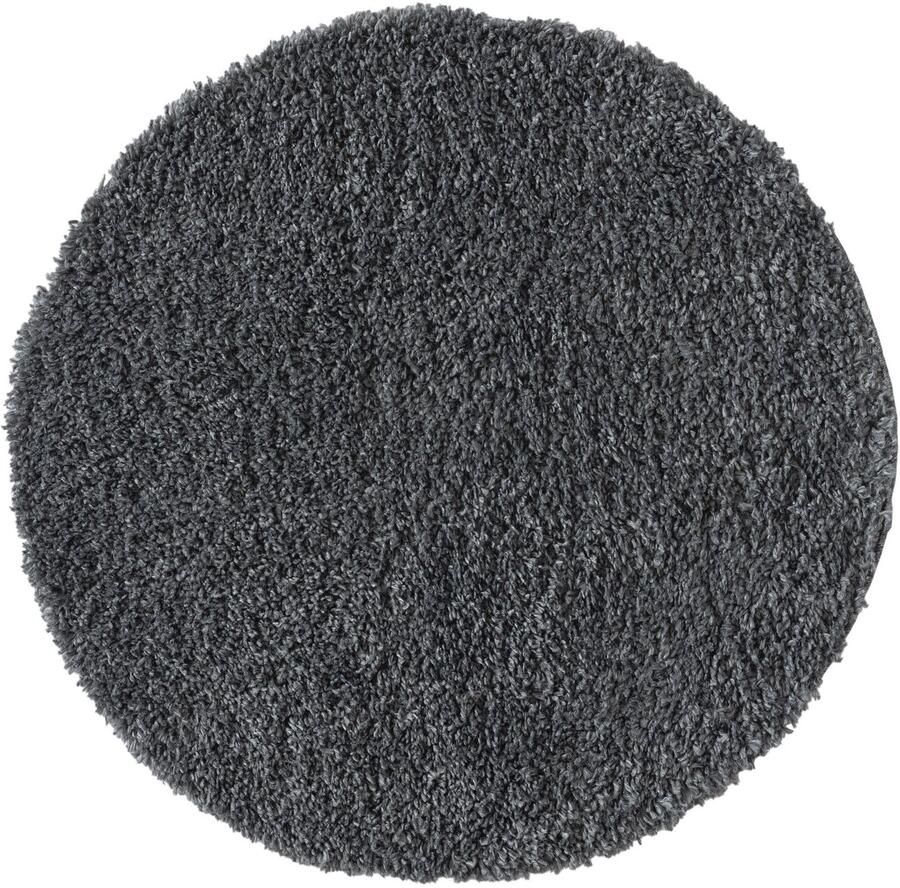 My home Hoogpolig vloerkleed Banji Uni-kleuren zacht en fluffy ook als rechthoekig verkrijgbaar - Foto 5