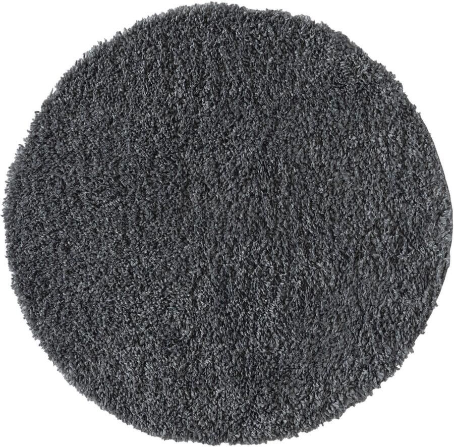 My home Hoogpolig vloerkleed Banji Uni-kleuren zacht en fluffy ook als rechthoekig verkrijgbaar - Foto 5