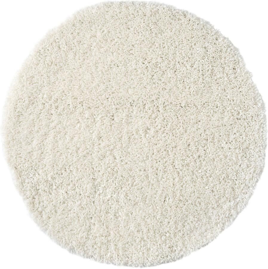 My home Hoogpolig vloerkleed Banji Uni-kleuren zacht en fluffy ook als rechthoekig verkrijgbaar - Foto 5