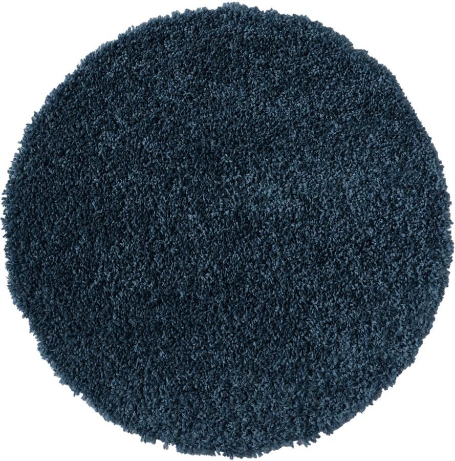 My home Hoogpolig vloerkleed Banji Uni-kleuren zacht en fluffy ook als rechthoekig verkrijgbaar - Foto 5