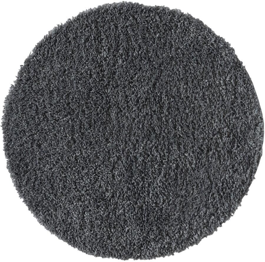 My home Hoogpolig vloerkleed Banji Uni-kleuren zacht en fluffy ook als rechthoekig verkrijgbaar - Foto 5