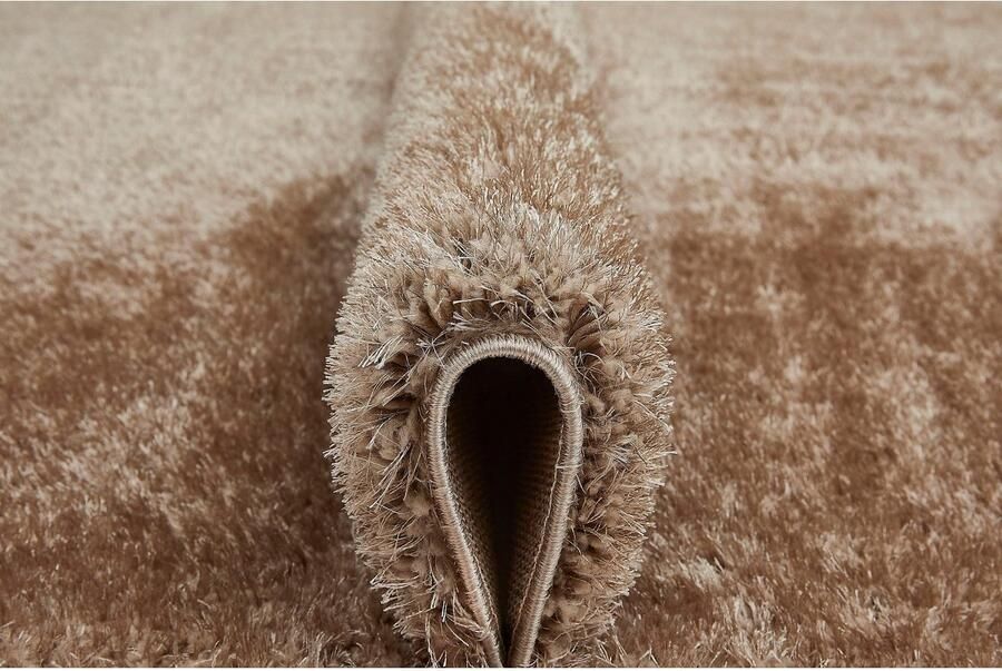 My home Hoogpolig vloerkleed LAHTI Effen kleuren zacht en knuffelig ideaal voor de woonkamer en slaapkamer - Foto 6