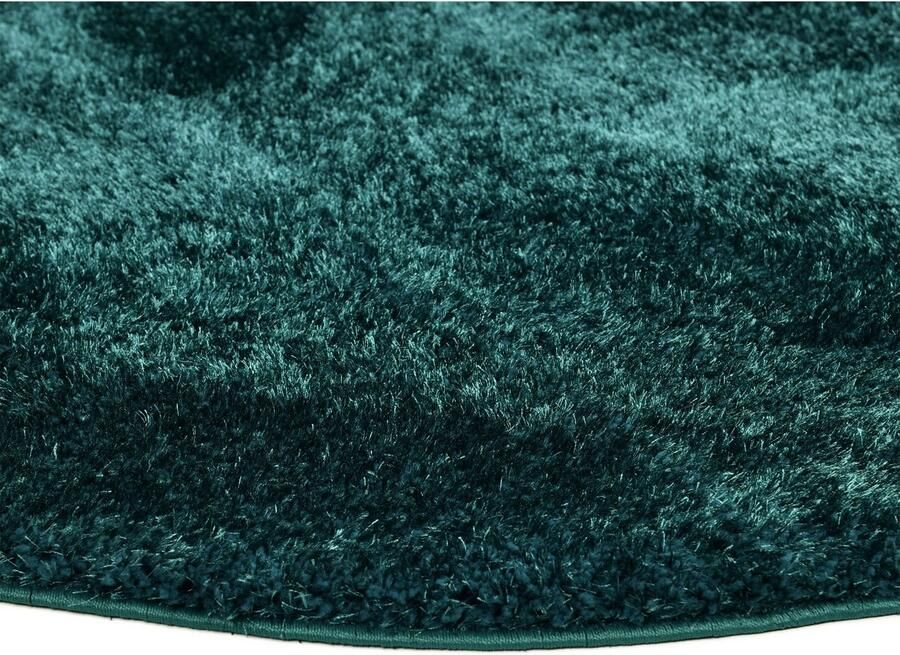 My home Hoogpolig vloerkleed Malin Unikleuren licht glanzend bijzonder zacht door microvezel - Foto 6