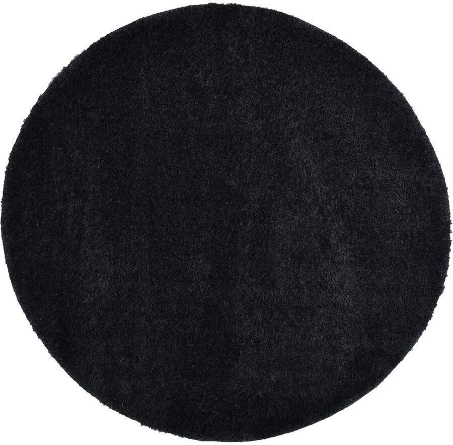 My home Hoogpolig vloerkleed Malin Unikleuren licht glanzend bijzonder zacht door microvezel - Foto 2