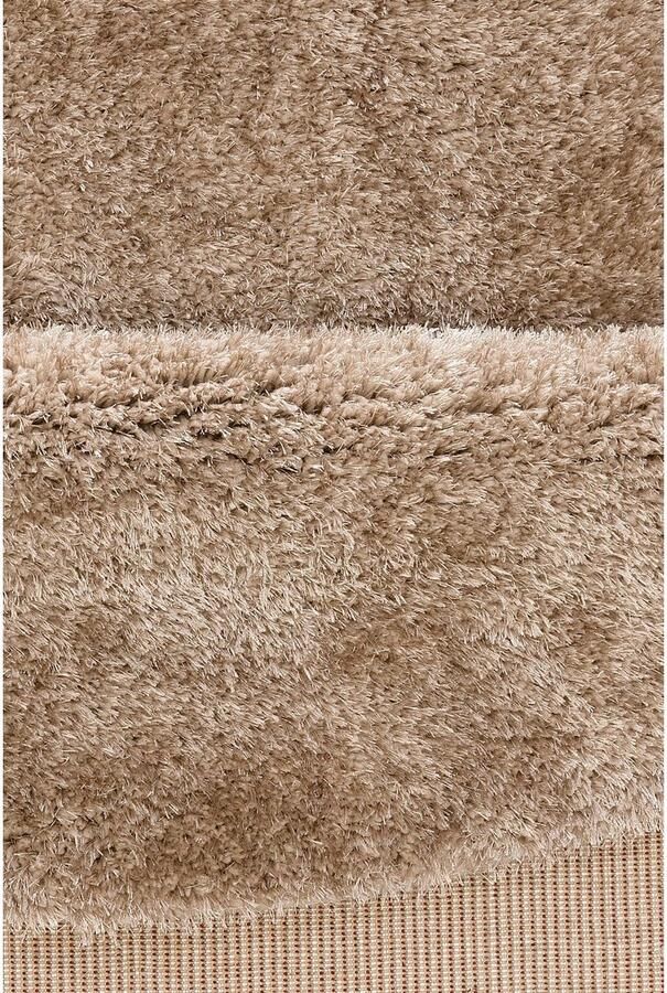 My home Hoogpolig vloerkleed Malin Unikleuren licht glanzend bijzonder zacht door microvezel - Foto 5