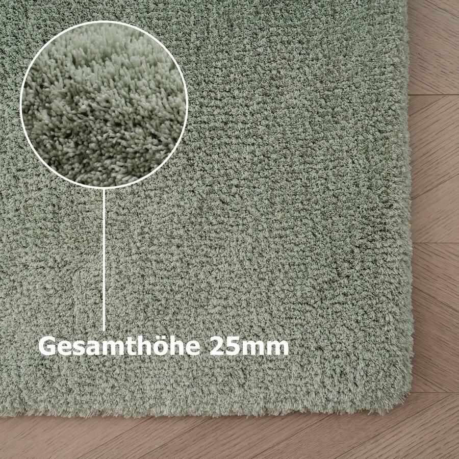 My home Hoogpolig vloerkleed Microvezeltapijt Magong bijzonder zacht zeer fijne pool uni tapijten woonkamer slaapkamer kinderkamer gang brug - Foto 3