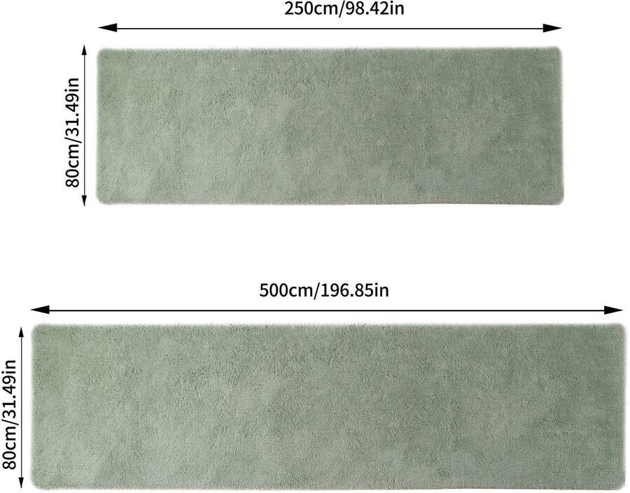 My home Hoogpolig vloerkleed Microvezeltapijt Magong bijzonder zacht zeer fijne pool uni tapijten woonkamer slaapkamer kinderkamer gang brug - Foto 13