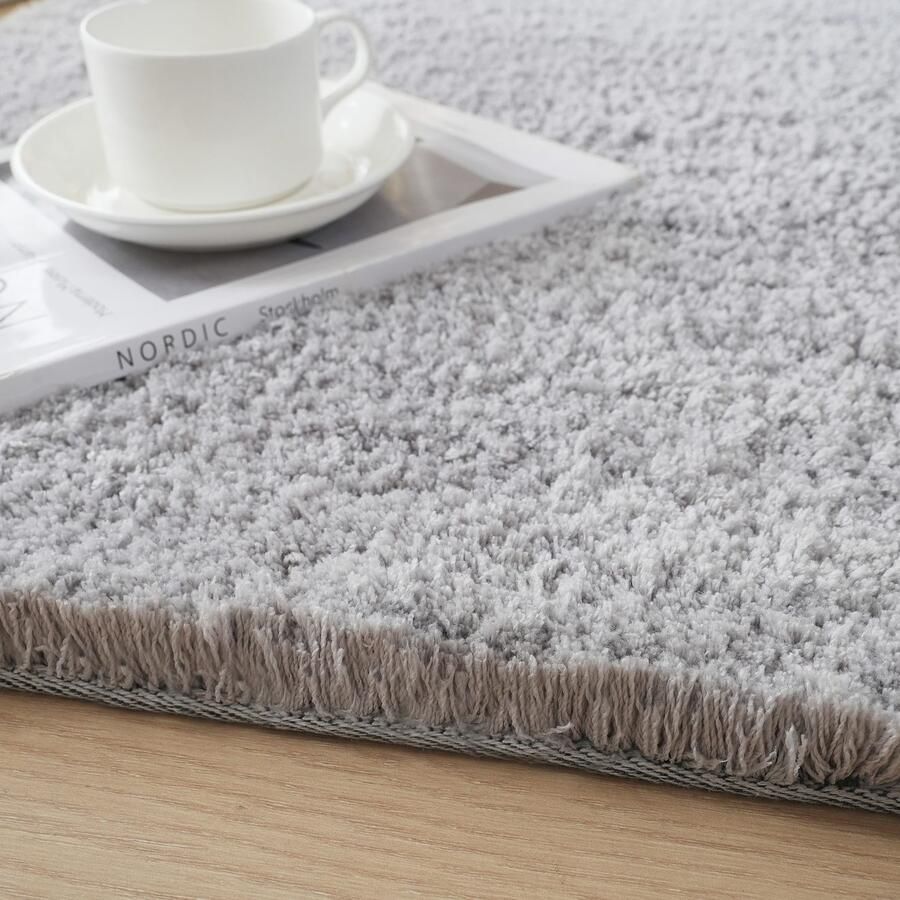 My home Hoogpolig vloerkleed Microvezeltapijt Magong bijzonder zacht zeer fijne pool uni tapijten woonkamer slaapkamer kinderkamer gang brug - Foto 4