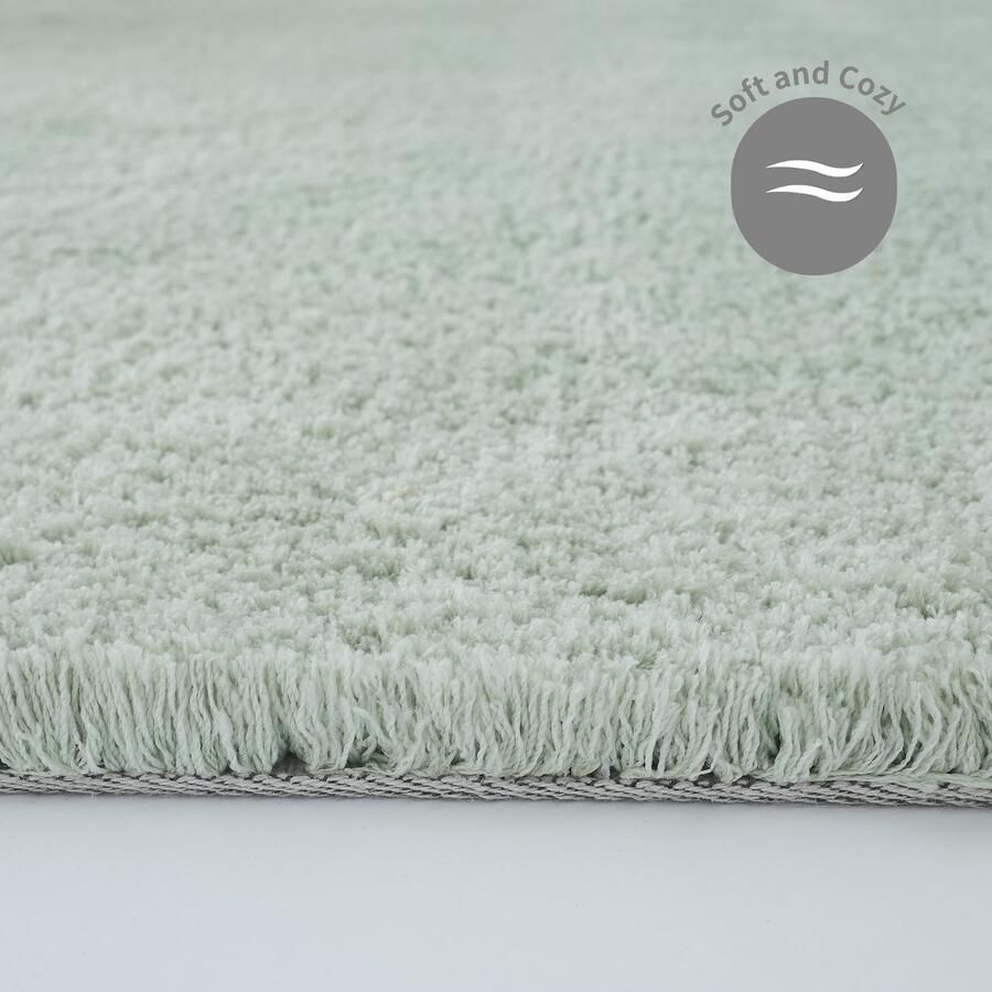 My home Hoogpolig vloerkleed Microvezeltapijt Magong bijzonder zacht zeer fijne pool uni tapijten woonkamer slaapkamer kinderkamer gang brug - Foto 6