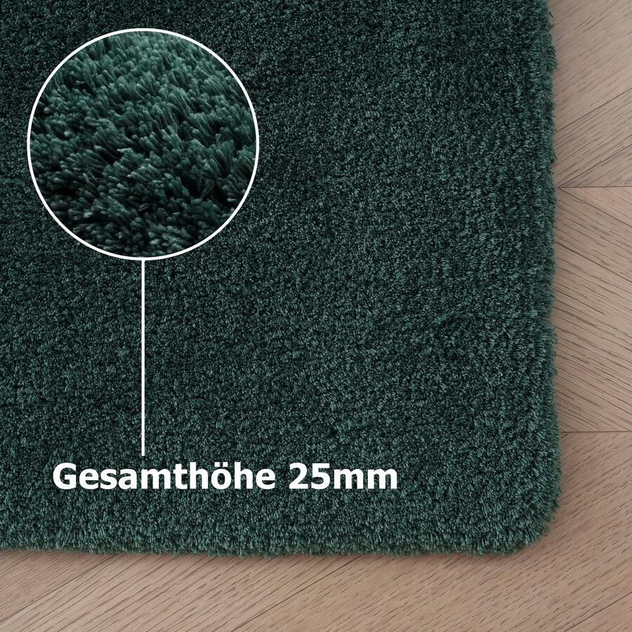 My home Hoogpolig vloerkleed Microvezeltapijt Magong bijzonder zacht zeer fijne pool uni woonkamer slaapkamer kinderkamer ook rond en als loper - Foto 6