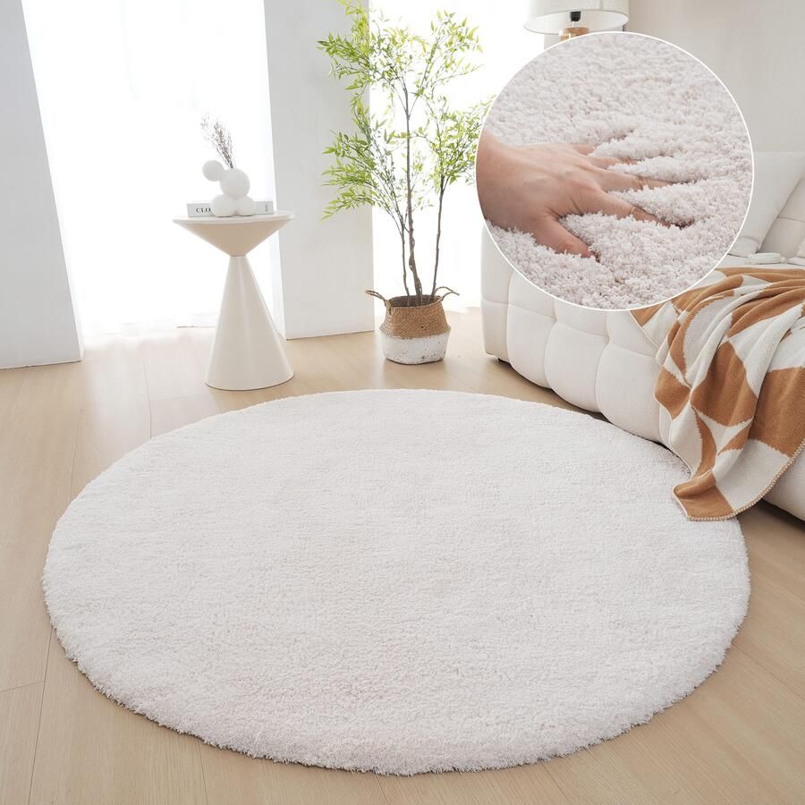 My home Hoogpolig vloerkleed Microvezeltapijt Magong bijzonder zacht zeer fijne pool unikleur zachte vloerkleden woonkamer slaapkamer kinderkamer - Foto 12