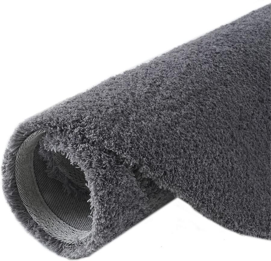 My home Hoogpolig vloerkleed Microvezeltapijt Magong bijzonder zacht zeer fijne pool unikleur zachte vloerkleden woonkamer slaapkamer kinderkamer - Foto 9