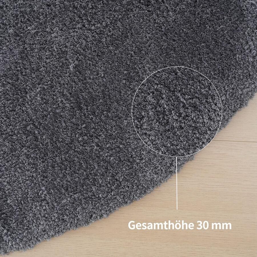 My home Hoogpolig vloerkleed Microvezeltapijt Magong bijzonder zacht zeer fijne pool unikleur zachte vloerkleden woonkamer slaapkamer kinderkamer - Foto 6