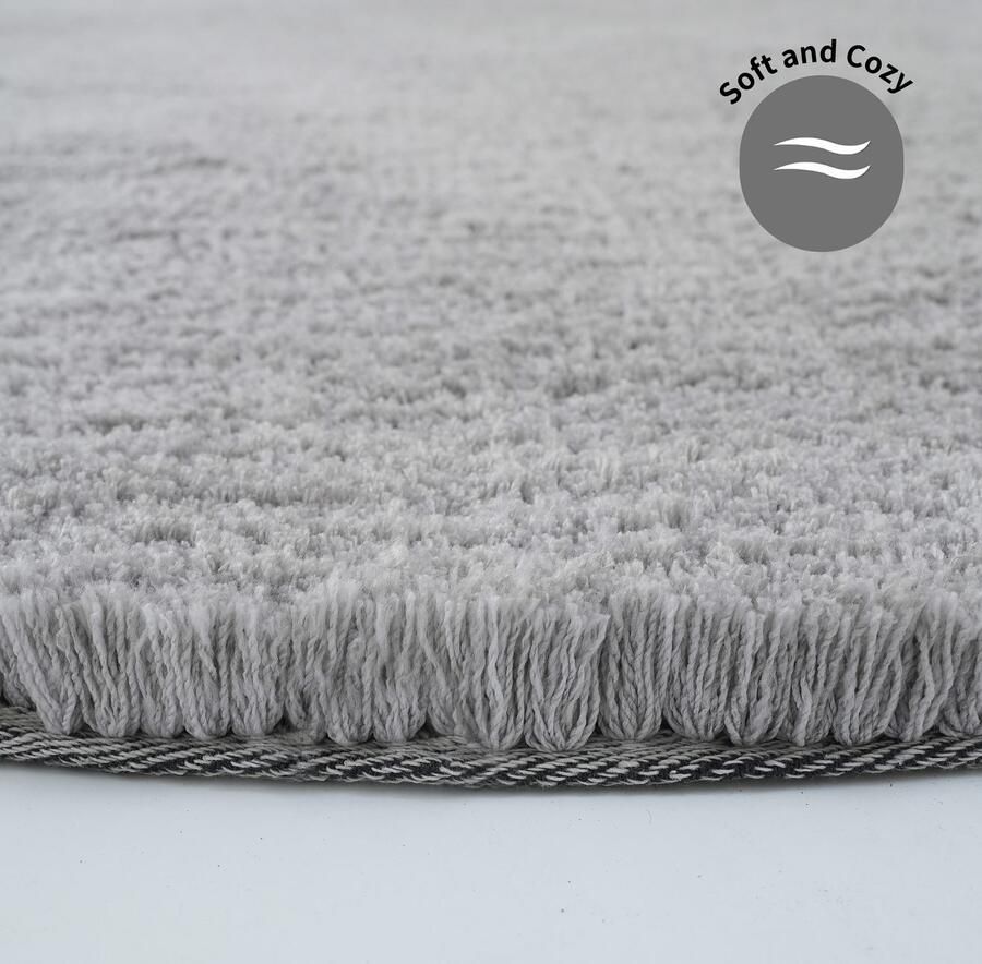 My home Hoogpolig vloerkleed Microvezeltapijt Magong bijzonder zacht zeer fijne pool unikleur zachte vloerkleden woonkamer slaapkamer kinderkamer - Foto 8