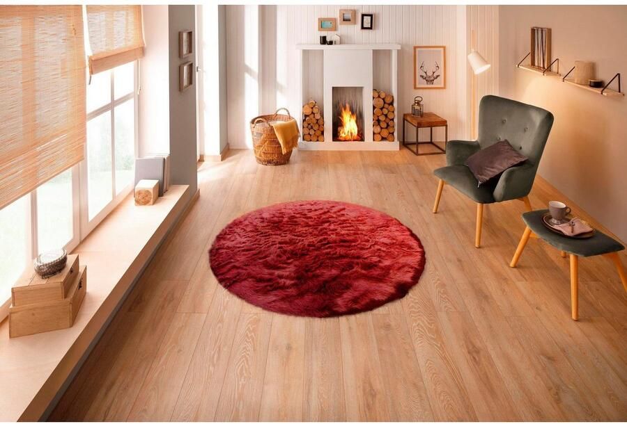 My home Hoogpolig vloerkleed Valeria schapenvacht tapijt knuffelig Imitatiebont zachte vloerkleden woonkamer slaapkamer eetkamer - Foto 5