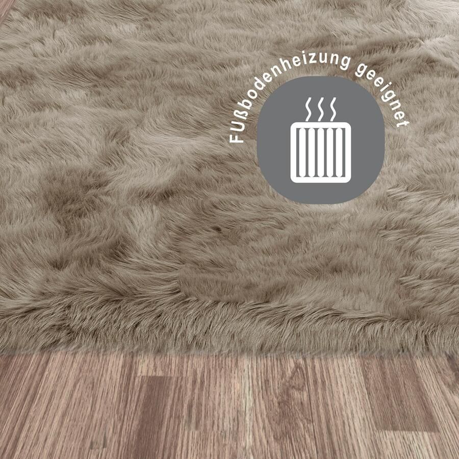 My home Hoogpolig vloerkleed Valeria schapenvacht tapijt knuffelig Imitatiebont zachte vloerkleden woonkamer slaapkamer eetkamer - Foto 2