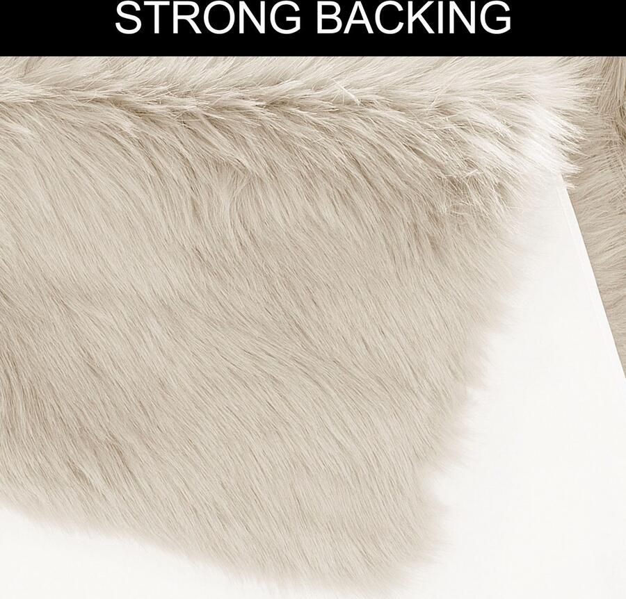 My home Hoogpolig vloerkleed Valeria vachtkleed knuffelig zacht Imitatiebont zachte vloerkleden woonkamer slaapkamer eetkamer - Foto 5